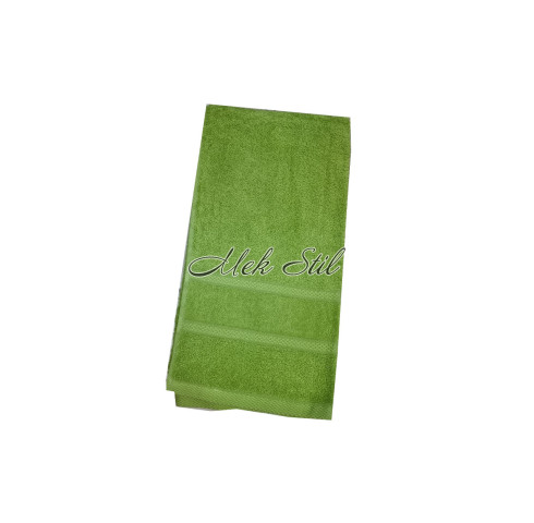 Преоценена хавлиена кърпа 70/140 микропамук в зелено 